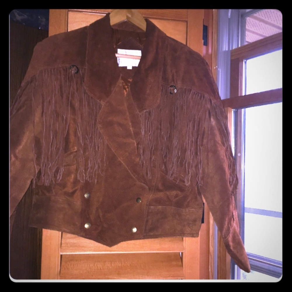 ✨monette leathers✨ SUEDE LEATHER JCKT